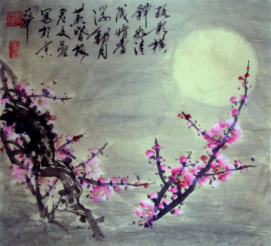 疏影横斜水清浅(林逋诗句)